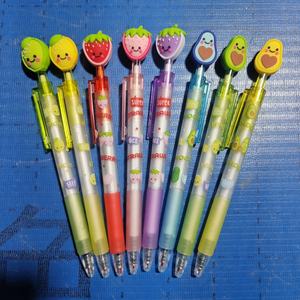 Yumei stylo noir à séchage rapide créatif de grande valeur Internet viral étudiant CS examen pratique presse stylo inspiré philosophie végétale - Product Image 3