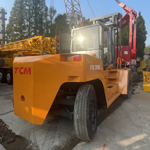 Used TCM FD200 Japan Diesel Counterbalance Forklift 20 Ton Restaurant Material Handling Transport-6 Months Warranty - Product Image 1