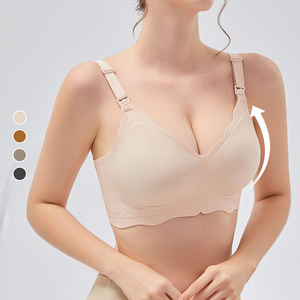 <span class=keywords><strong>Sujetador</strong></span> de <span class=keywords><strong>lactancia</strong></span> sin costuras fino para mujer <span class=keywords><strong>Sujetador</strong></span> push-up posparto para mujer - Product Image 5