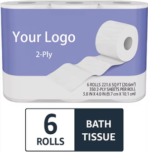 2025 Envoltura blanca personalizada Rolling 2 capas Rollos Jumbo térmicos Papel higiénico Toalla <span class=keywords><strong>de</strong></span> papel Precio al por mayor con logotipo - Product Image 2