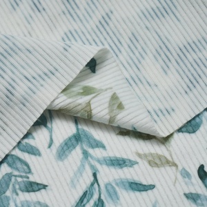 Vải Nhung Sọc 95 Polyester 5 Spandex Mềm Tùy Chỉnh Kỹ Thuật Số In Căng Vải Cho Trẻ Em - Product Image 2