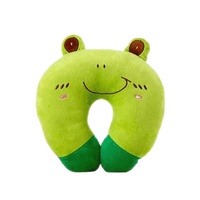 Oreiller de voyage portable en mousse à mémoire de forme en forme de U, super doux, personnalisable avec motif de dessin animé, idéal pour le bureau et les fêtes