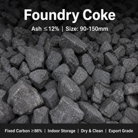 Coke de fonderie de haute qualité et haute résistance à haute valeur calorifique pour les opérations de fusion de la fonte de fer à usage industriel