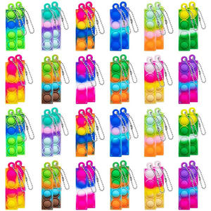 LLavero <span class=keywords><strong>de</strong></span> empuje portátil, pulsera sensorial <span class=keywords><strong>de</strong></span> burbuja, Mini Pop, juguete para <span class=keywords><strong>mochila</strong></span>, venta al por mayor - Product Image 2