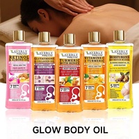 Huile Corporelle au Rétinol, Amande et Glutathion 300ml – Vente en Gros, Marque Privée Personnalisée – Éclat en 7 Jours pour Cheveux et Soins de la Peau