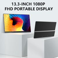 Produit Tendance 2026 Nouveau Moniteur Portable 13,3 Pouces avec Boîtier Métallique pour Ordinateur Portable