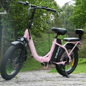 Vélo électrique pliable pour adultes, entrepôt américain, 1000W, batterie au lithium, pneus gras de 20 pouces, cadre en alliage d'aluminium, 7 vitesses, 150 km - Product Image 3