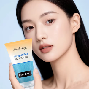 Facial Care Foaming Scrub <b>Cream</b> with <b>Vitamin</b> <b>C</b> & Organic Ingredients-Moisturizer & Lightening Exfoliator Wholesale in Bulk - Product Image 4