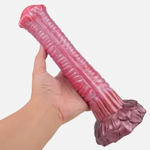 Cheap Soft Long Horse Dildo Large Animal Silicon Sex Toys Dildo For Women Realistic Penis With Sucker