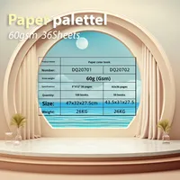 Palette de papier personnalisée DAQIAN, papier 60 g/m² pour aquarelle, huile, peinture acrylique, dessin, noir, 36 feuilles, cadeau