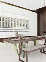 Table basse classique en marbre vert, grande dalle, moderne, imperméable, luxueuse, polie, pour hôtel, salon, meilleur prix