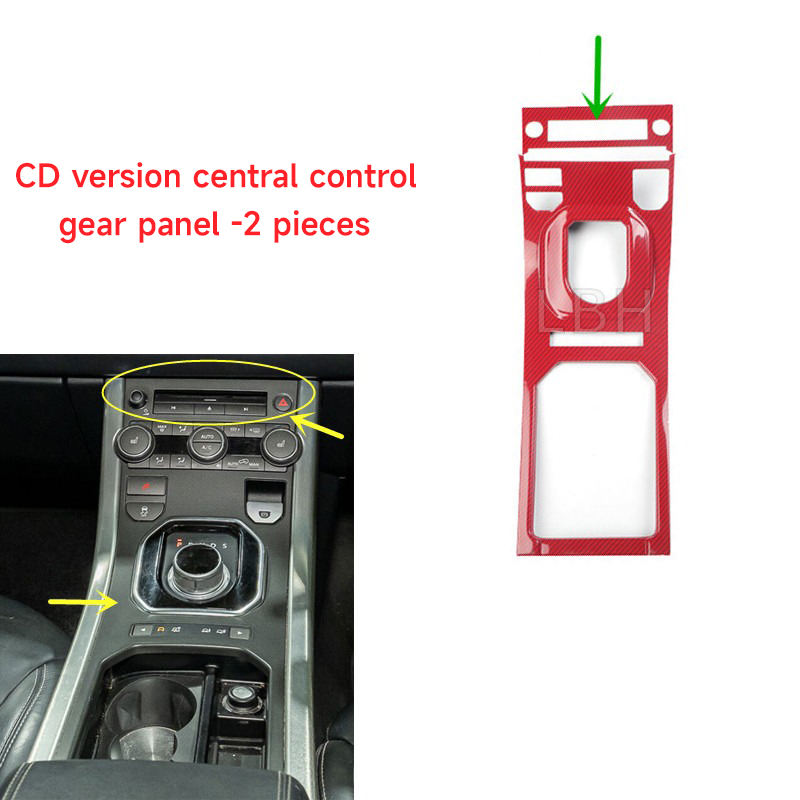 Panneau de commande centrale CD version-rouge-2 pièces