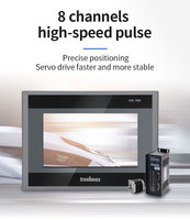 Coolmay Pantalla táctil de 7 pulgadas QM3G Salida de relé HMI PLC Controlador lógico programable Plc Todo en uno