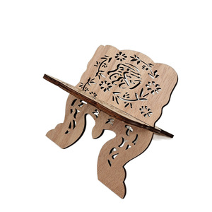 Support de Présentation en Bois pour la Sainte <span class=keywords><strong>Bible</strong></span>, le Coran, le Quran, pour la Lecture et la Décoration <span class=keywords><strong>Islamique</strong></span>, Idéal pour le Ramadan et l'Aïd Moubarak - Product Image 4