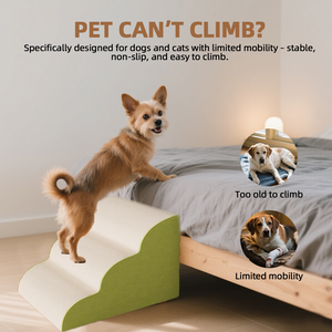 OEM ODM lüks bellek köpük köpek merdiven özel <span class=keywords><strong>Pet</strong></span> rampa kedi adımları ile su geçirmez çıkarılabilir kapak - Product Image 2