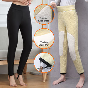 Pantalones Térmicos Gruesos de Forro Polar para Mujer, Talla Grande, 800g, 40-90KG, Transpirables, Casuales, Cálidos para Invierno, con Logotipo en la Cintura - Product Image 2