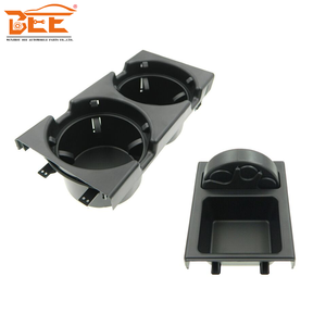 Portavasos de plástico para consola trasera negro para <span class=keywords><strong>BMW</strong></span> E46 <span class=keywords><strong>318</strong></span> 320 325 330 1998-2006 OE 51168217953 51168217955 51168248504 - Product Image 2