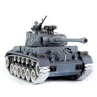 Modèle de char d'assaut allemand Panzer III à l'échelle 1:18, version PRO en métal, char de combat RC 2,4 GHz, tir de balles PP et d'eau, cadeau pour les amateurs