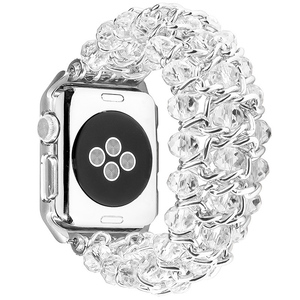 Perlas <span class=keywords><strong>de</strong></span> moda pulsera correa para <span class=keywords><strong>apple</strong></span> <span class=keywords><strong>watch</strong></span> bandas <span class=keywords><strong>44</strong></span> 42mm iwatch serie 5 4 3 2 a mano reloj <span class=keywords><strong>de</strong></span> pulsera las chicas <span class=keywords><strong>de</strong></span> 38mm - Product Image 2