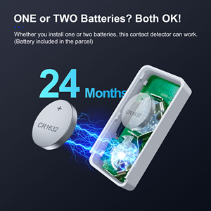 GIRIER Tuya Wireless Contact Detector Supports ZHA Smart Home Security <b>Door</b> Window <b>Sensor</b> <b>Door</b> <b>Sensor</b> - Product Image 5