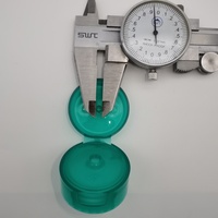 Bouchon à pression mat en silicone de qualité alimentaire 24/410 avec couvercle supérieur en PP pour flacons d'essences de soin et de lessive