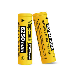 Batterie lithium-ion <span class=keywords><strong>Vapcell</strong></span> F63 <span class=keywords><strong>21700</strong></span> 3.7V 6250mAh 12.5A, la plus grande capacité, emballage industriel pour lampe torche - Product Image 5