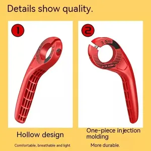 Poignées antidérapantes en plastique pour guidon de vélo, support auxiliaire de corne de vache, poignée de vélo, 1 paire - Product Image 5