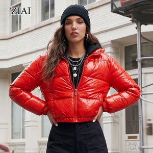 Best Selling Women Bubble <strong>Jacket</strong> Reflective <strong>Cropped</strong> <strong>Jacket</strong> Thick <strong>Puffer</strong> Padded Quilted Coat High Neck <strong>Puffer</strong> <strong>Jacket</strong> Coats - Product Image 1