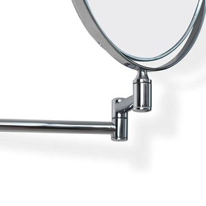 Norhs Hotel Design moderne Double Flip Chrome Salle de bain Miroirs de rasage Mini maquillage Miroir grossissant - Product Image 2