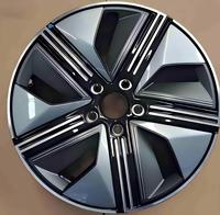 Rines de Aleación de Aluminio Originales de Fábrica de Alta Calidad, Cinco Radios, Diseño Cóncavo, Nuevos, de 17 Pulgadas, 5x114.3, con Acabado Negro para BYD ATTO 3