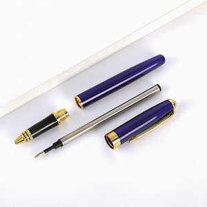 Stylo bille métallique classique coloré de 0,35 mm pour réunions d'affaires, personnalisable avec logo laser, vente en gros pour fabricants - Product Image 4