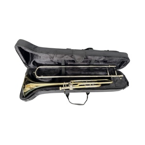 Trombón Tenor SEASOUND OEM JYTB506, Instrumento Musical <span class=keywords><strong>de</strong></span> Latón con Vara <span class=keywords><strong>de</strong></span> Afinación Dorada, Clave Bb/F - Product Image 4