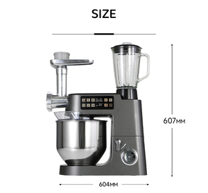 Batidora de Pedestal Cheftronic A03PM 8L 2100W, Máquina de Cocina Planetaria para Pasteles y Alimentos, Electrodoméstico Pequeño con Programa Automático 8L - Product Image 2