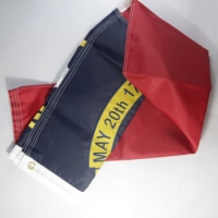 3x5ft Nylon Caroline Du Nord drapeau brodé