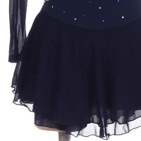 Enfants scène danse porter Costume filles Sequin strass danse Figure patinage sur glace robe gymnastique vêtements