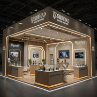 Stand d'exposition modulaire personnalisé MEGA Modern Fashion Pop Up Store pour événements et salons d'art