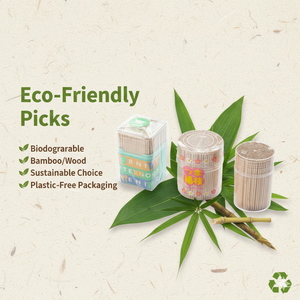 OEM竹製つまようじ　業務用　カスタムラベル　瓶入り　工場直送 - Product Image 5