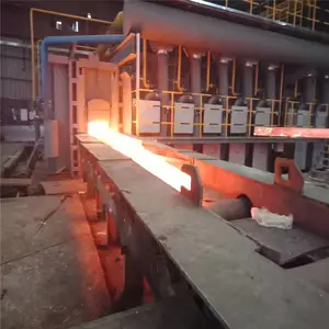 Natural gas heating fuel steel billets reheating furnace