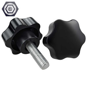 Bán buôn đen nhựa Torx ngón tay cái vít với Hex sao Xử lý kẽm mạ có sẵn PP Knob xử lý Metric Hệ thống đo lường - Product Image 5