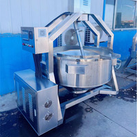 SUS304 316 Elektromagnetische verwarmingsketel met automatische mantel, Thermomix kookmachine met planetaire mixer en schrapers