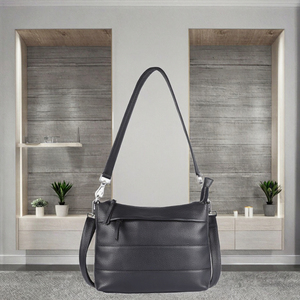 Sac à bandoulière vintage bohème pour femme, élégance de minuit, grande capacité, tendance, en cuir de vache véritable, pour l'hiver et l'automne - Product Image 3