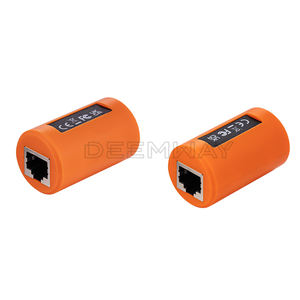 Protection contre les surtensions Connecteur <span class=keywords><strong>RJ45</strong></span> femelle à femelle orange pour réseau et <span class=keywords><strong>prise</strong></span> POE <span class=keywords><strong>RJ45</strong></span> - Product Image 1