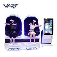 Vibrateur vitel VR 2 sièges, chaise en forme d'oeuf, dispositif de réalité virtuelle, simulateur de cinéma VR 9D dynamique, pour parc central