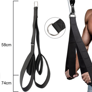 28.7 Inch &amp; 22 Inch Two Lengths Built-in Cable Attachment <strong>Tricep</strong> <strong>Extension</strong> Straps Fitness Equipment Accessory <strong>Tricep</strong> Pull <strong>Rope</strong> - Product Image 6