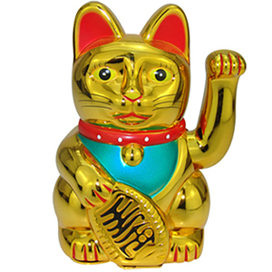 <span class=keywords><strong>Gato</strong></span> de la Fortuna Japonés de Plástico, Diseño Moderno en Forma de <span class=keywords><strong>Gato</strong></span>, Color Blanco <span class=keywords><strong>Dorado</strong></span>, de 12, 14, 16 y 18 Pulgadas, Regalo para Decoración del Hogar - Product Image 5