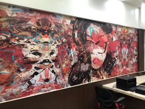 <span class=keywords><strong>Adesivi</strong></span> murali personalizzati in PVC di <span class=keywords><strong>grandi</strong></span> dimensioni per interni ed esterni digitali UV stampati in vinile decalcomanie - Product Image 3