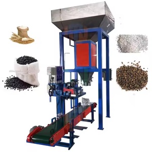 เครื่องบรรจุถุงกึ่งอัตโนมัติ TBM-SG01บรรจุภัณฑ์ปิดผนึกด้วยความร้อนสำหรับเกลือปุ๋ยเม็ดพีวีซี10กก.-50กก. ถุงกระดาษ