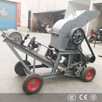 Broyeur à marteaux pour l'extraction d'or en Chine, concasseur, moulin à sable, broyeur de briques, ciment, charbon, terre, sol avec composants essentiels : moteur et roulement