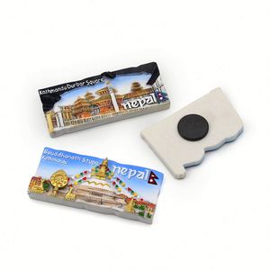 Personalized Crafts Souvenir Gifts Factory Custom Design 3D Epoxy Resin Magnets Souvenirs Tourist Scenery - Product Image 1