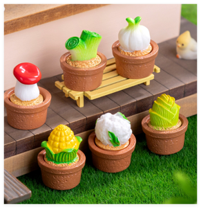 Pot de fleurs en résine pour plantes succulentes, cactus et légumes, terrarium, vente chaude, nouveau kit de bricolage, mini-maison de poupée, jardinage, aménagement paysager - Product Image 2